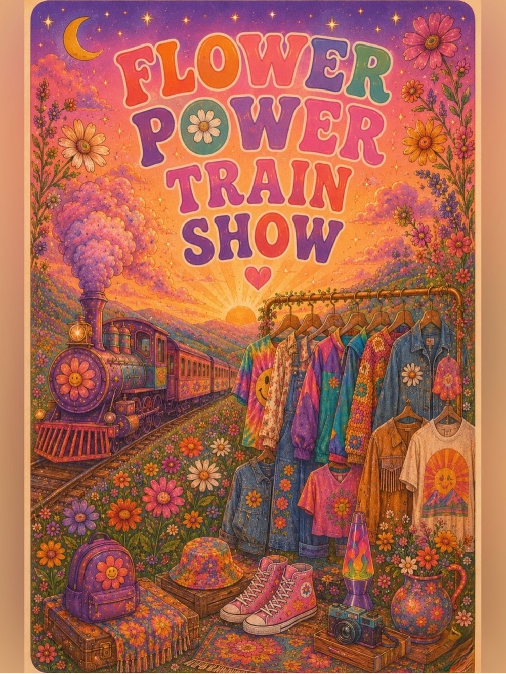 Congratulations 🌸Flower Power Train Show Live Listing Purchase🌼